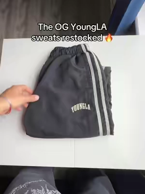 The flagship trackpants by youngla >> #youngla #yla #gym #trackpants #workout 