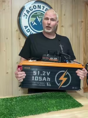 48V 105Ah Lithium Golf Cart Battery with Charger App and LCD Monitor #GolfCartBattery #LithiumBattery #VEVOR #TikTokShopCreatorPicks #TikTokShopSummerSale @VEVOR Store 
