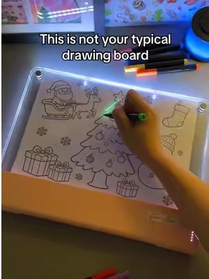 Every drawing feels like magic ✨ #drawingboard #ledlight #drawing #giftforkids #oddlysatifying #StressRelief #kidtoys #ledboard #leddrawingboard 