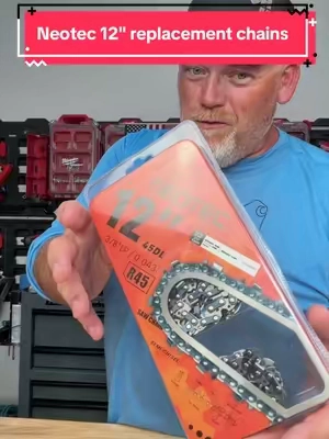 Keep a sharp chain on hand and spend more time cutting instead of sharpening. This NEOTEC 12-inch replacement chainsaw chain is built with a 3/8” low-profile pitch, .043” gauge, and 45 drive links for smooth, efficient cutting when it’s matched to the correct saw. Whether you’re trimming limbs, clearing storm damage, or handling regular property maintenance, a fresh chain can make a noticeable difference in cutting performance. It’s a smart spare to keep in your toolbox or truck so you’re ready when your current chain finally loses its edge. Just be sure to verify your saw’s chain specifications before ordering to ensure a proper fit. #Chainsaw #OutdoorPowerEquipment #TreeMaintenance #ToolTok #TikTokShopFinds  