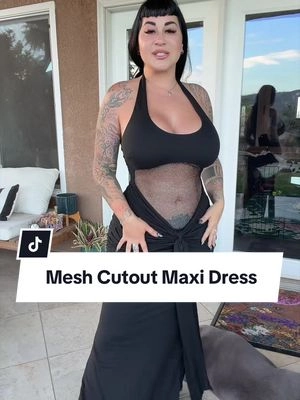 This is the dress that will turn heads  #tiktokshopsummersale #dealsforyoudays #summervibes #maxidress #meshdress 