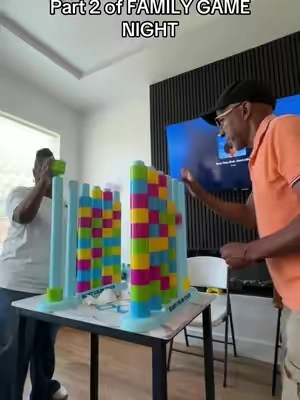 Part 2 of family game night. My daddy said he needed a rematch. #familygames #familygamenight #familygamenightchallenge #tiktokshopsummersale #colorstackgame 