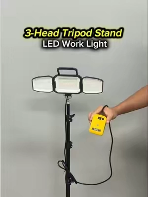 Portable Stand Light for Workshops, Garages, and Outdoors.💡🔋✨#ecarke #cordless #light #worklight #dewalt 