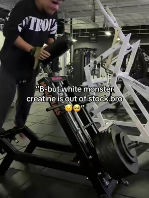 No way they finally restocked white monster and put it on sale bro wtf 😭😭 #creatine #whitemonster #nutricost #restock #gym
