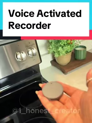 Voice activated recorder  #voicerecorder #recorder #voicerecording #tiktokshopfinds #treasurefinds  