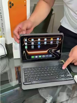 Tablet Android 2 en 1 para familia 2026, pantalla grande de 10.1", ", 8GB RAM, 256GB de almacenamiento, expansión de tarjeta SD de 1TB, paquete con teclado, mouse y lápiz para aprendizaje infantil y uso en casa #tablet #SummerVibes #tablet #android 