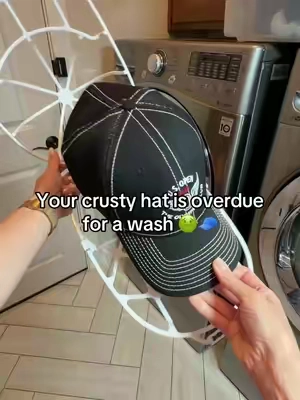 🧢 Your favorite hats deserve a proper wash too. Hats collect sweat, oil, and everyday buildup, but washing them can feel risky when you do not want them coming out bent or misshapen. This hat washing cage helps hold the shape in place while it washes, so your hat comes out looking cleaner without getting crushed. #hatwasher #hatcleaning #baseballcapcleaning #laundryhack #cleaningtips hat washing cage hat washer baseball cap cleaner hat cleaning tool wash hats safely hat shape protector cap washing cage laundry accessory clean dirty hats hat cleaning hack