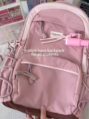 From middle school to high school – this backpack grows with her. Amazing deal for every student! 🎒#backtoschool #tiktokshopbacktoschool #tiktokshopsummersale #backpack #schoolbag 