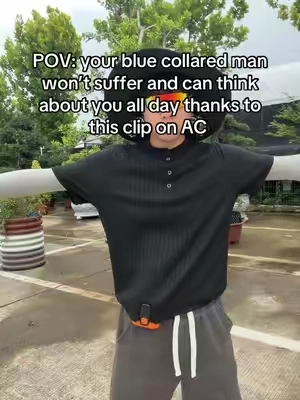 This is a portable clip fan for the blue collar workers #portablefan #fan #cooling #bluecollar #Outdoors