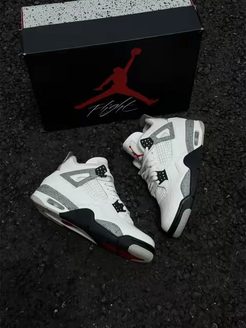 Is the White Cement 4 one of the greatest Jordans ever made? #flykicks #tiktokshopsummersale #menshoes #nike #ttsneakerweek 