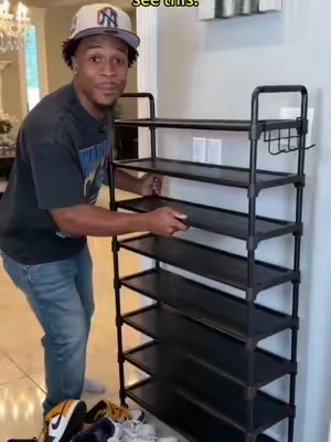 10 tiers shoe rack. #shoes #tennisshoes #shoerack  #organize #kitsure 