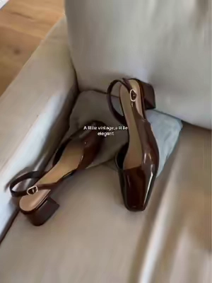 The perfect brown heels for coffee dates and slow fall afternoon #heels #lowheels #tiktokshopcreatorpicks #affordablefashion #FallFashion 