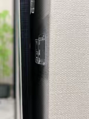 Hook and loop adhesive strips-no drilling required. Easy to install, they let you hang all kinds of small items on walls. Portable and a must-have for every household.#homegoods #diyhacks #Home #wall #fyp