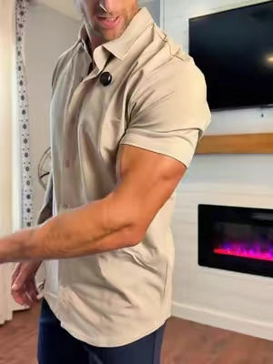 A button down that actually fits right #bylt #byltbasics #buttondown #mensclothing 
