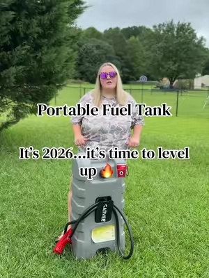 Portable gas caddy 🔥 #portablegasstation #portablegastank #fueltransfertank #tiktokshopsummersale 