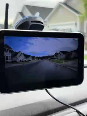 Solar Powered Rear Camera with HD Monitor #rearcamera #backupcamera #solarcamera #rvlife #boatlife 