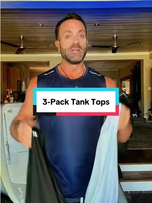 A solid 3 pack of men’s tank tops for workouts, warm weather, or everyday wear. They’re lightweight, comfortable, and easy to pair with shorts, joggers, or jeans. Simple basics that are easy to keep in rotation. #tanktop #workouttank #sleevelesstops #mensstyle #athleticwear 