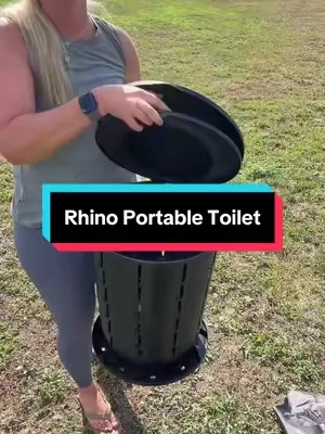 Portable toilet for camping @Rhino USA 