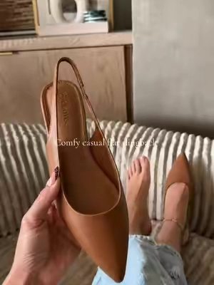 These flat slingbacks feel like walking on clouds for casual daily life #tiktokshopsummersale #tiktokshopcreatorpicks #flatshoes #comfortableshoes #tiktokmademebuyit 