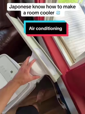 This is such a good idea #ac #cooling #airconditioner 
