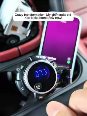 Does the car still have Bluetooth? Look at this, you will like it.#tiktokmademebuyit #summerfinds #charger #carupgrade #car 