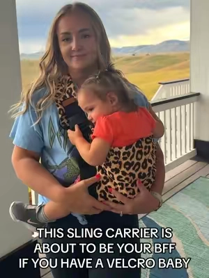 Mama! If you have a Velcro baby you know how hard it is to get things done because your hands are always full and your mind is a mess! Get this baby sling carrier to save your sanity! #mommusthaves #velcrobaby #clingybaby #momlifesaver #slingcarrier 