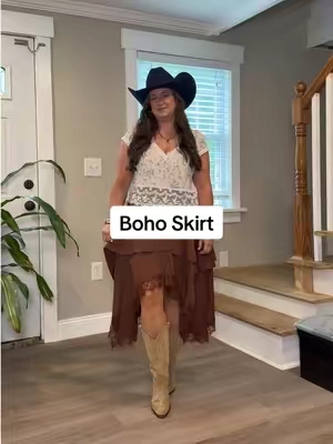 Boho Skirt #bohoskirt #bohovibe #skirt #westernfashion 