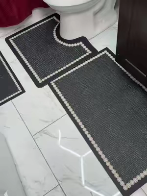 bathroom rug sets tapetes para baño tapetes absorbentes tapetes antideslizantes juego de tapetes para baño #BathroomRugSets #TapetesParaBaño #BathroomDecor #HomeDecor 