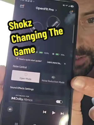 Shokz Open Fit Pro unlocks noise reduction for Open ear headphones! #shokz #openearheadphones #shokzopenfitpro #tiktokshopcreatorpicks @SHOKZ 