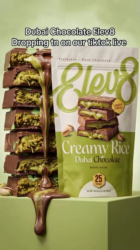 Dubai Chocolate Elev8 #fyp #creamyrice 