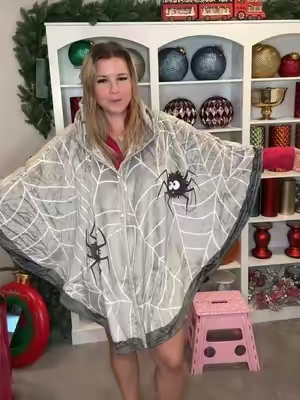 Halloween costume for the lazy 😂.     #wearableblanket #halloweenblanket 