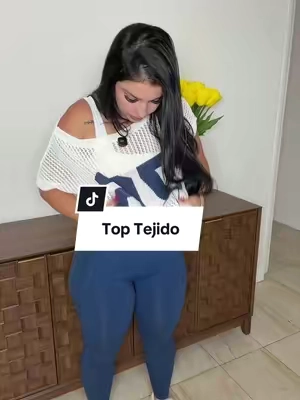 Summer Ice Silk Hollow Out Asymmetrical Shoulder Digital Print Sexy Pullover, Fashion Casual Loose Fit Breathable Drop Shoulder Knit Top for Women, Knit Pullover Tops, Graphic Pullover, Knitwear, Womenswear ##tiktikshopcreatorpicks##tiktokshopsummersale##knittedtop##summertops##womenswear