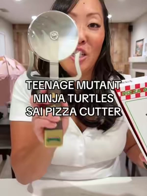 Of course I had to have the Teenage Mutant Ninja Turtles sai shaped pizza cutter. Raphael wasn’t even my favorite. #teenagemutantninjaturtles #tmnt #pizzacutter #giftsforhim #whiteelephantgift 