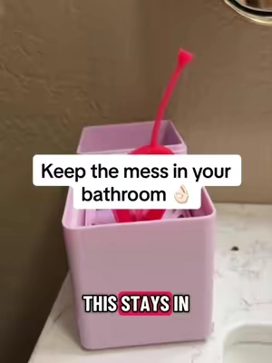 I prefer keeping my period care out of my kitchen! 😜#womenshealth #period #sanitizer  (Linking the white one!)