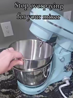 From homemade bread to cookies and cakes, this kitchen mixer makes baking faster, easier, and way more enjoyable. A countertop essential you'll reach for again and again. #KitchenMixer #BakingTok #KitchenEssentials #HomeBaker #tiktokmademebuyit 