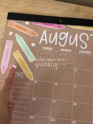 The only calendar I go with year after year #teachermusthaves #teacherfinds #backtoschool #deskcalendar #calendar 