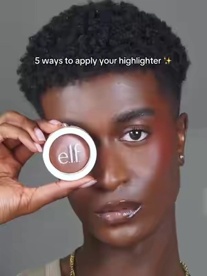 not sure where to put your Halo Glow Silky Powder Highlighter? we got you, bestie ✨ #elfcosmetics #eyeslipsface #highlighter #haloglow 