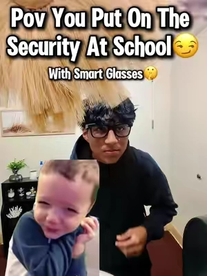 Pov You Put On The Security At School😏#trend #tiktokshop #smartglasses #metaglasses #tiktokmademebuyit 