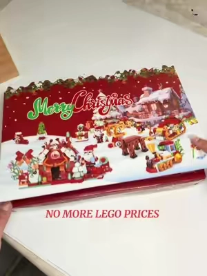 No candy, just Lego-style surprises 🎄 This 24-day Christmas advent calendar gives kids a brand new mini brick build every day — snowman, Santa, train, gingerbread man & more — that all connect into one full Christmas village by Dec 25. Following along day by day starting Dec 1 👀 #legoadventcalendar #christmasadventcalender #tiktokshopfinds #parentsoftiktok #FamilyFun 