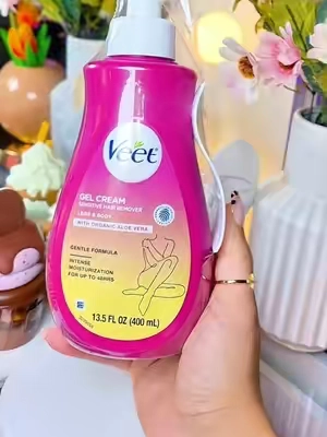 veet Sensitive Skin Hair Removal Gel Cream - Beauty Products, Self Care Products, with Aloe Vera, Vitamin E, Dermatologically Tested, 13.5 Fl Oz, for Legs & Body (Packaging May Vary), Body Care #tiktokshopsummersale 