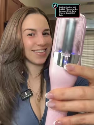 Te encantará súper buena 10/10 ✅😍✨ Recortadora de pelo de punta dividida inalámbrica original para la batería de cabello seco, dañado, rizado, rizado o liso Herramienta de peinado para el hogar operada para puntas abiertas #hairrepair #hairtrimmer #straighthair #hairdamage #rechargeable 