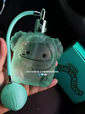 the cutest lil sprayer im obsessed 🩵✨@Ulta Beauty #squishmallow #ultabeauty #perfume #fragrance 