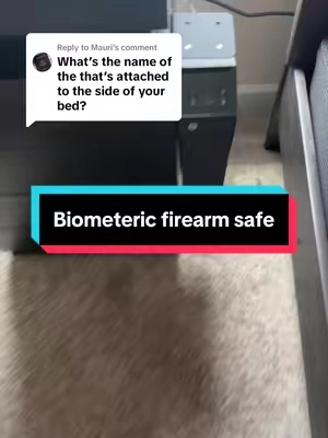 Replying to @Mauri here it is, this is a biometric firearm safe #9mm #smithandwesson #safe #guns #firearms 