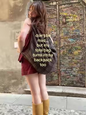 oh and I’m in the call me by your name town no biggie #2in1 #versatilebag 