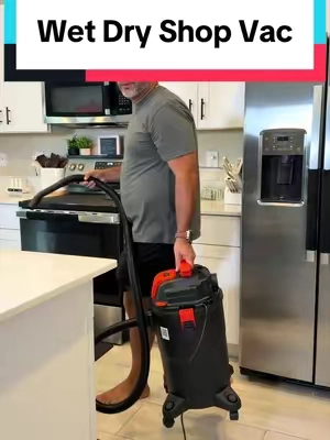 It works for more than just cleaning out the sink! #vevor #vevortools #wetdryshopvac #shopvac #vacuumcleaner 