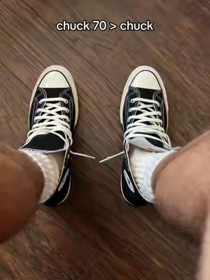 These Chuck 70s really are an upgrade over normal chucks. If you have wide feet you might want to stay true to size or go up a half size. I have narrow feet and went down a half size and they fit me perfectly #chuck70 #chucktaylor #converseallstar 