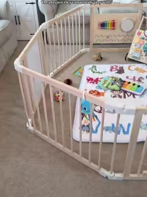 It is on sale right now too! And love how much my son actually loves playing in this! #playpen #babymusthaves #aesthetic #summermusthaves #tiktokshopsummersale 