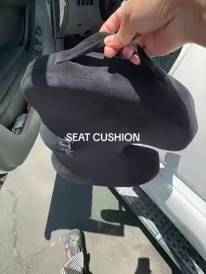 In my car, office, even traveling - I take this seat cushion everywhere. 🚗✈️🏀 #seatcushion #caraccessories #officechair #memoryfoampillow #tiktokshopsummersale  