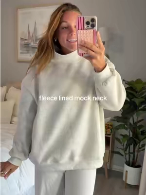 SO COZY I WANT TO WEAR 24/7 #mockneck #hoodieszn #affordablefashion 