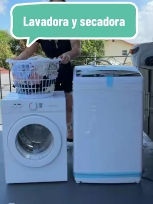 Lavadora y secadora. #lavadora #secadora #laundry #tiktokshopsummersale 